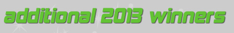Additional 2013 Winners